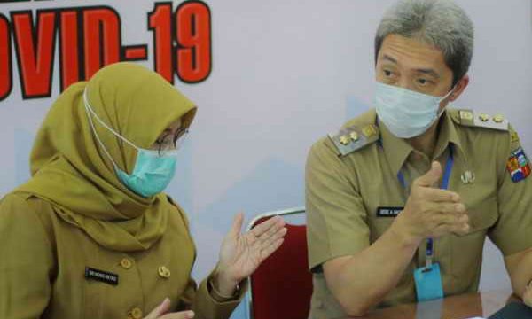 Wakil Wali Kota bogor Dedie A Rachim saat jumpa pers terkait covid 19, beberapa waktu lalu.