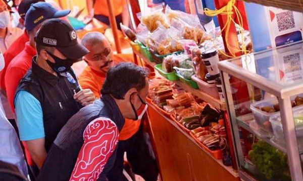 Wali Kota Bogor Bima Arya dan Wakil Wali Kota Dedie A Rachim resmikan Teras Surken.