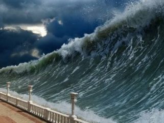 ilustrasi tsunami