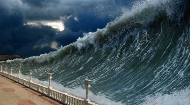 ilustrasi tsunami
