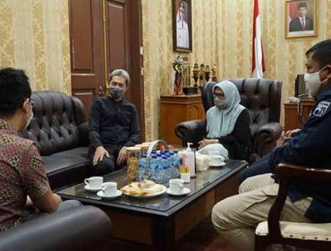 Wakil Wali Kota Bogor Dedie A Rachim saat menerima rombongan dari Kodjari.