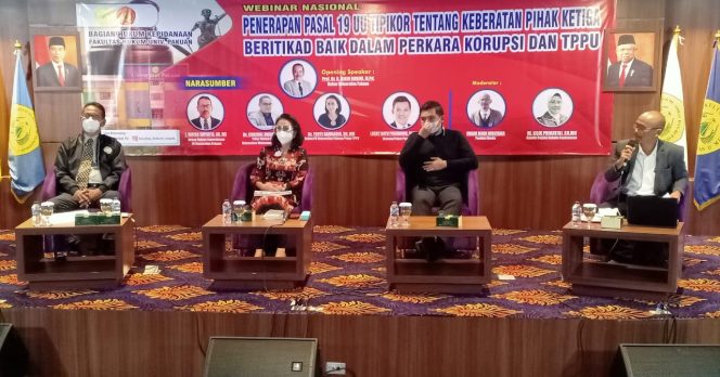 
					Dekan Fakultas Hukum Unpak Bahas Soal Barang Rampasan Korupsi