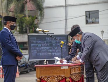 Wali-Kota-Bogor-Bima-Arya--lantik-pejabat