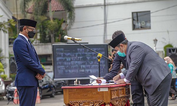 Wali-Kota-Bogor-Bima-Arya--lantik-pejabat