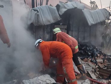15 Kios terbakar di Pasar Induk Jambu 2 Bogor