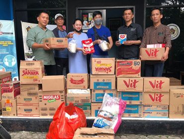 Warga Titipkan Donasi Gempa Cianjur Via Posko PWI Peka Kota Bogor