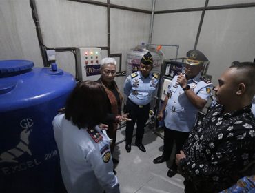 Kalapas Kelas II A Bogor Resmikan Instalasi Air Bersih