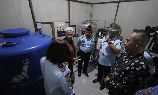 Kalapas Kelas II A Bogor Resmikan Instalasi Air Bersih