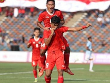 Indonesia unggul di awal pertandingan. (foto pssi)