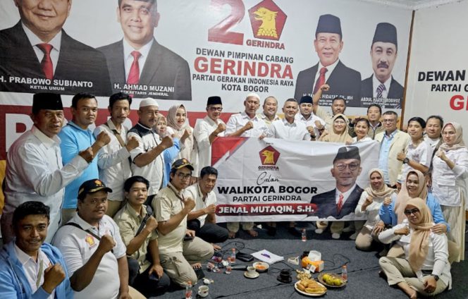 
					Diusung Partai Gerindra, Jenal Mutaqin Resmi Nyalon Wali Kota Bogor