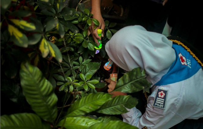 
					Gertak PSN di Kota Bogor, Libatkan Siswa Berantas Sarang Nyamuk
