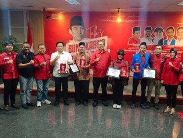 Partai Demokrasi Indonesia Perjuangan (PDIP) menggelar dialog kebangsaan di gedung DPRD Kota Bogor. Foto: Rheynaldhi