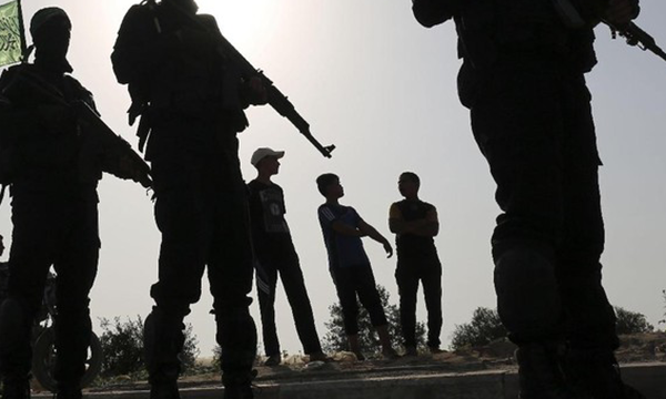 Ilustrasi Hamas. (AFP PHOTO / SAID KHATIB)