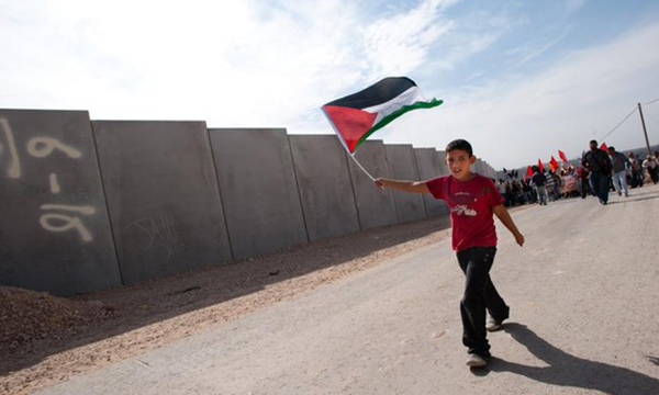 Ilustrasi bendera Palestina. Foto: iStock/rrodrickbeiler