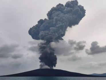 Ilustrasi gunung meletus (Foto: Istimewa)