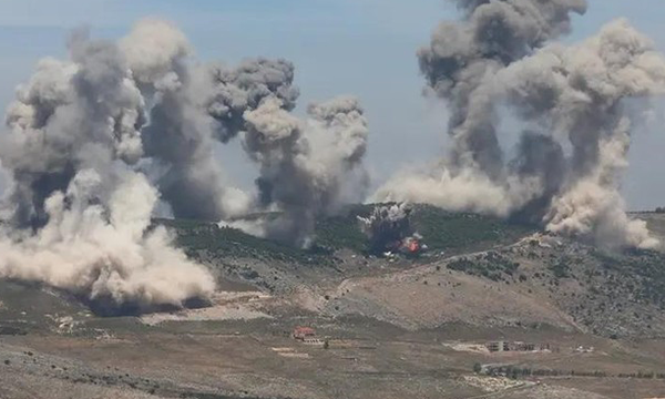 Ilustrasi serangan Israel ke Lebonon (Foto: Reuters)
