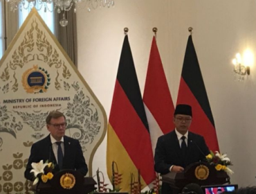 Menteri Luar Negeri Sugiono lakukan pertemuan dengan Menlu Jerman Johann Wadephul. Foto: Metrotvnews.com