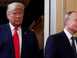 Presiden AS Donald Trump dan Presiden Rusia Vladimir Putin (Foto: REUTERS/Kevin Lamarque)