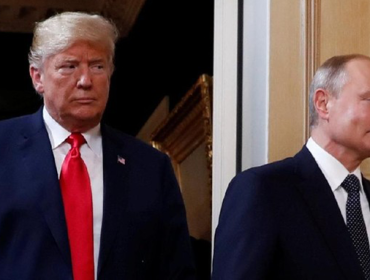 Presiden AS Donald Trump dan Presiden Rusia Vladimir Putin (Foto: REUTERS/Kevin Lamarque)