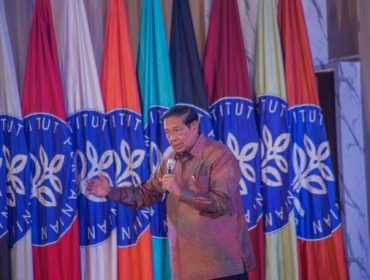 Presiden RI ke 6 SBY hadir di acara kualiah Umum IPB. (Foto: Kominfo Kota Bogor)
