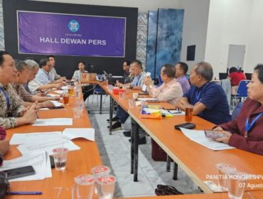Rapat SC OC kongres persatuan. (Foto:ist)
