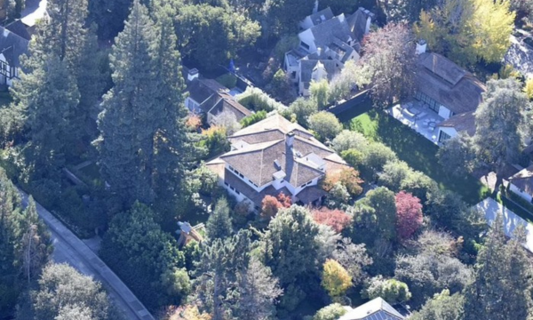 Rumah Mark Zuckerberg di California. Foto: Daily Mail
