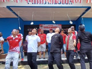 Walikota, Wakil Wali Kota Bogor, Kapolresta, Anggota DPRD dan Ketua PWI Kota Bogor ikut memeriahkan HUT Ri ke 80. (Foto: Rheynaldhi)