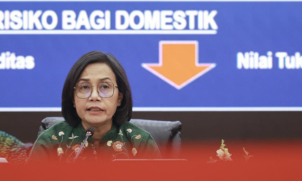 sri mulyani Foto: ANTARA FOTO/Dhemas Reviyanto
