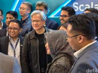 CEO Nvidia Jensen Huang. Foto: Adi Fida Rahman/detikinet