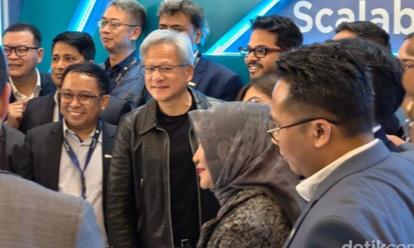 CEO Nvidia Jensen Huang. Foto: Adi Fida Rahman/detikinet