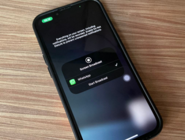 
Fitur share screen di WhatsApp.(Foto: KOMPAS.com/Zulfikar Hardiansyah)