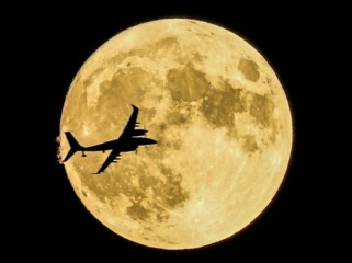 Gerhana Bulan Foto: AP/Emrah Gurel