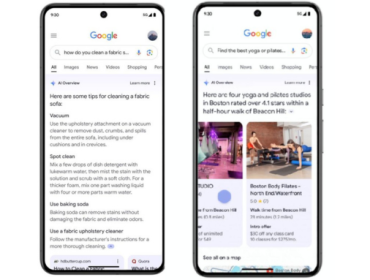 Google umumkan fitur AI Overview untuk Google Search. Pengguna bisa lihat ringkasan hasil pencarian yang disusun oleh AI Gemini.(Foto: Google)