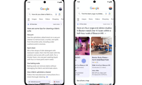 Google umumkan fitur AI Overview untuk Google Search. Pengguna bisa lihat ringkasan hasil pencarian yang disusun oleh AI Gemini.(Foto: Google)