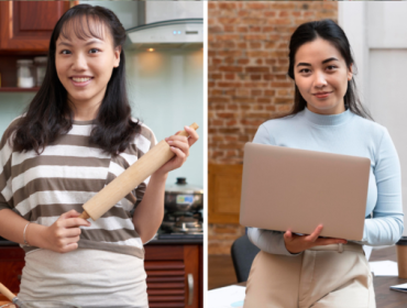 Ibu rumah tangga dan ibu pekerja menghadapi tekanan yang berbeda. Lalu, siapa yang lebih rentan stres? Simak penjelasan ahli berikut ini.(Dok. Freepik/pressfoto, Dok. Freepik/freepik)