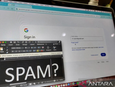 Ilustrasi - Pengguna layanan surat elektronik Gmail. Foto: ANTARA/Anom Prihantoro/am.