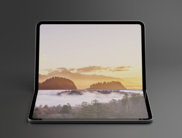 Ilustrasi perangkat baru Apple yaitu iPad lipat yang sedang dikembangkan Foto: (WCCFTech)