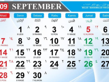 Kalender Foto: Dok. Bimas Islam Kemenag RI