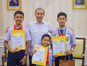 Pelajar Kota Bogor juara olimpiade matematika internasional. (Foto:Kominfo Kota Bogor)