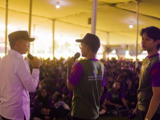 Wali Kota Bogor Dedie A Rachim mengingatkan mahasiswa baru Unpak soal integritas. (Foto: Kominfo Kota Bogor)
