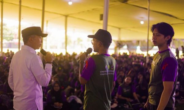 Wali Kota Bogor Dedie A Rachim mengingatkan mahasiswa baru Unpak soal integritas. (Foto: Kominfo Kota Bogor)