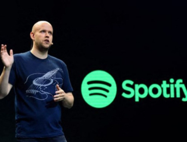 
CEO Spotify, Daniel Ek, saat menghadiri konferesi pers di New Yort pada 20 Mei 2015.(AFP/ DON EMMERT)