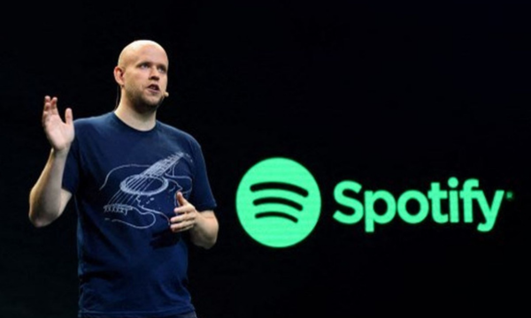 
CEO Spotify, Daniel Ek, saat menghadiri konferesi pers di New Yort pada 20 Mei 2015.(AFP/ DON EMMERT)
