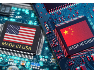 Dengan diberlakukannya sanksi dagang, perusahaan-perusahaan teknologi AS dilarang berbisnis dengan perusahaan asal China, termasuk untuk pengiriman chip AI. (Foto: ABC.net)