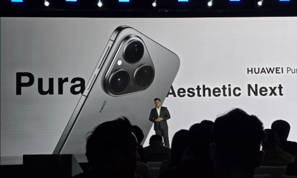 Huawei Pura 80 resmi dirilis di Jakarta, Kamis (9/20/2025).(Foto: KOMPAS.com/Caroline Saskia)