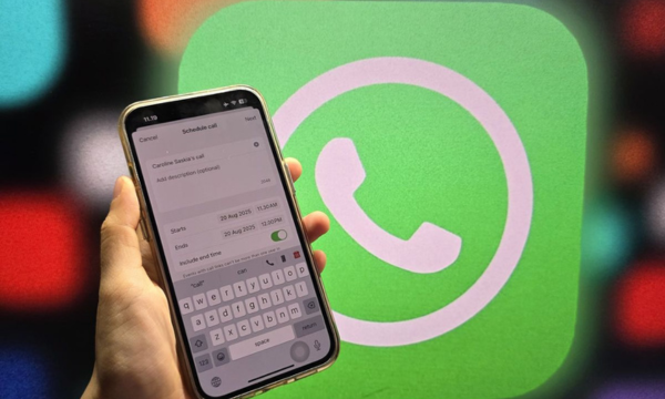 Ilustrasi fitur menjadwalkan telepon dan video di WhatsApp yang sudah hadir di Indonesia(Foto: KOMPAS.com/Caroline Saskia Tanoto)