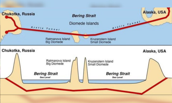 Ilustrasi trowongan bawah laut Foto: Independent