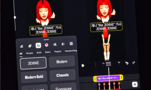 Jennie Blackpink merilis font Zen Serif. Font ini bisa digunakan gratis dan tersedia di aplikasi Edits.(Foto: KOMPAS.com/ Galuh Putri Riyanto)