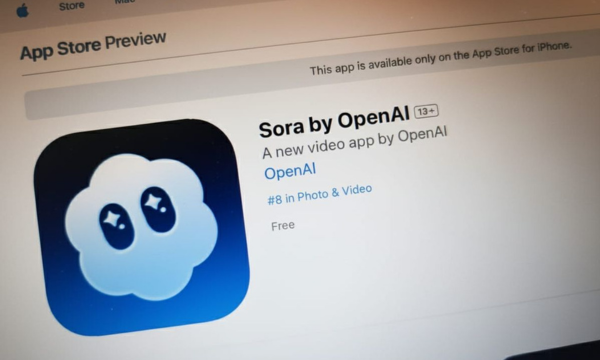 
OpenAI merilis Sora, aplikasi media sosial mirip TikTok yang memungkinkan pengguna membuat video dari AI.(Foto: KOMPAS.com/Wahyunanda Kusuma)
