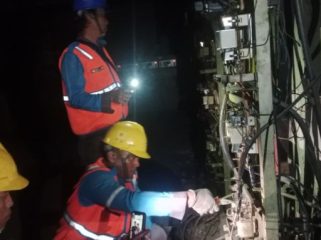 Pemutusan listrik di Pasar Bogor. (foto: ppj)